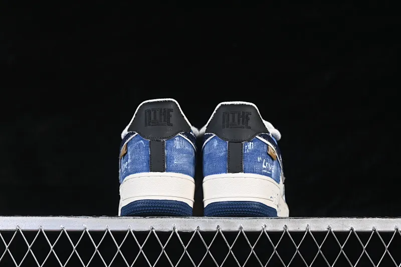 All categories Nk Air Force 1 Air Force series Nk Air Force 1 Low Air Force low-top Nike Air Force 1'07 Low "Indigo-Dyed Love" Hand-painted graffiti Blue-dyed love Air Force 1 low-top casual sneakers FB0607-707